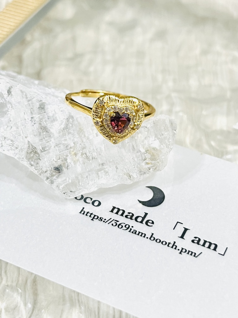 「pink tourmaline ：ring❤︎」