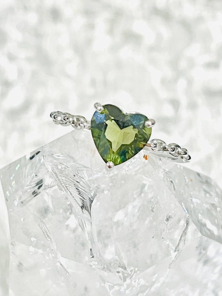 神出鬼没「moldavite:ring❤︎①」