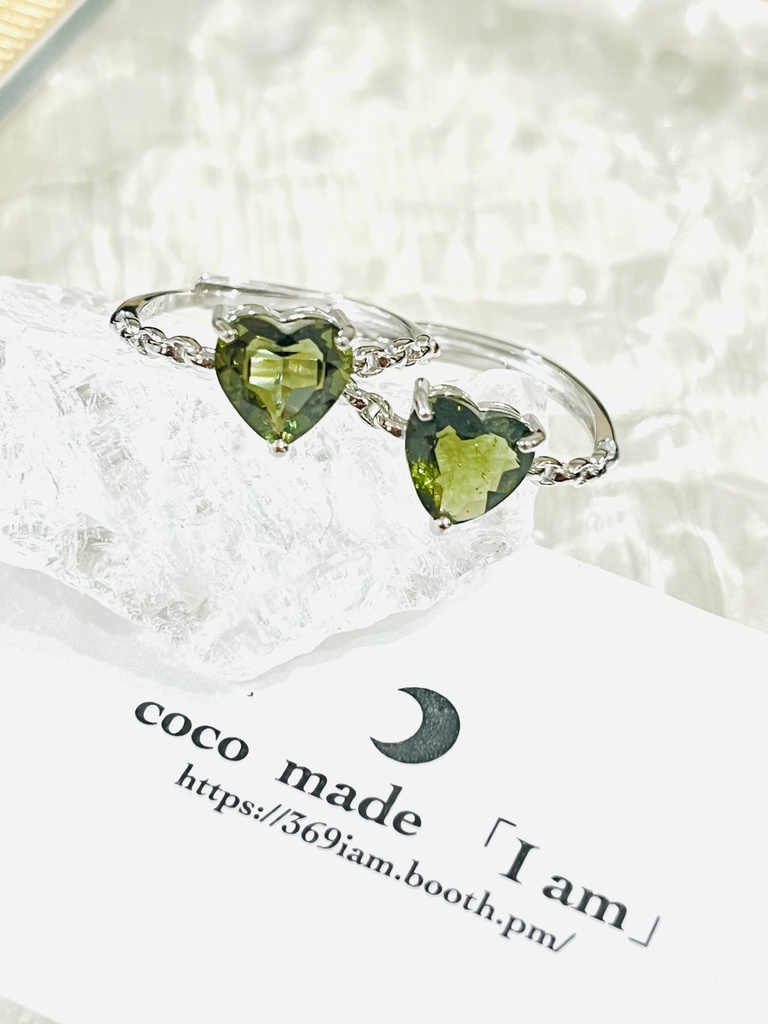 神出鬼没「moldavite:ring❤︎①」