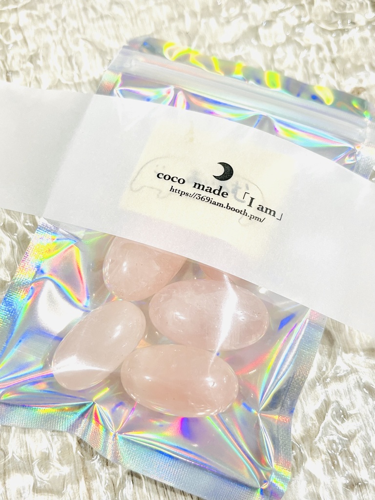 「Rosequartz：タンブル5個セット」
