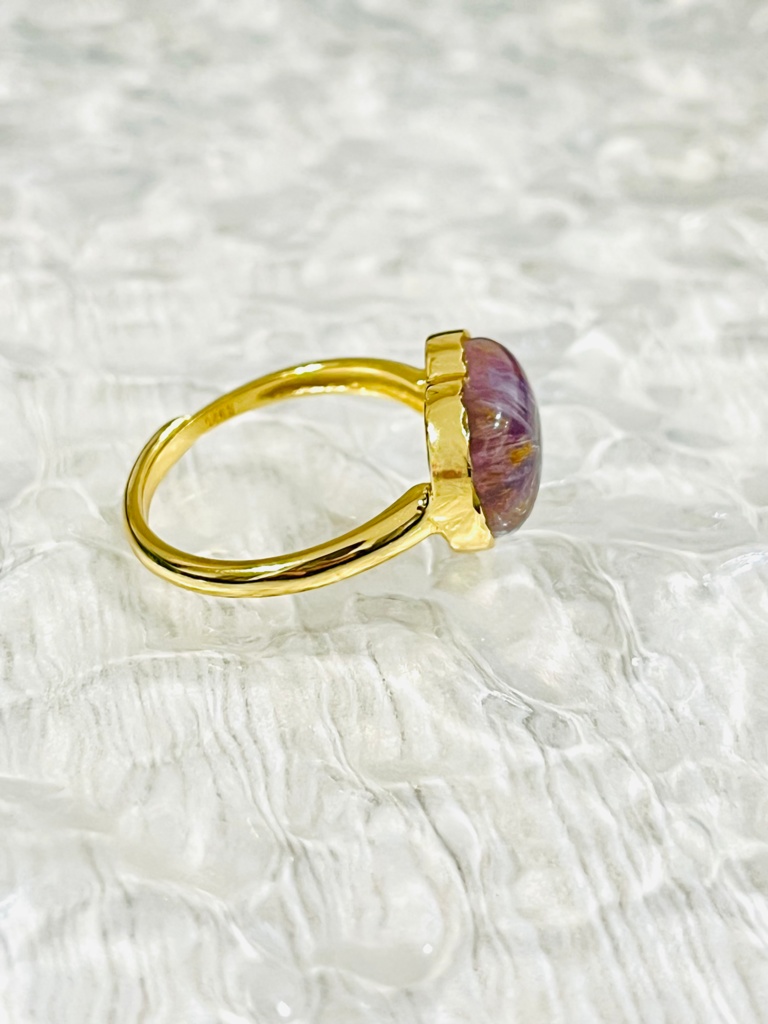 希少「Trapiche auralite23:ring💍」