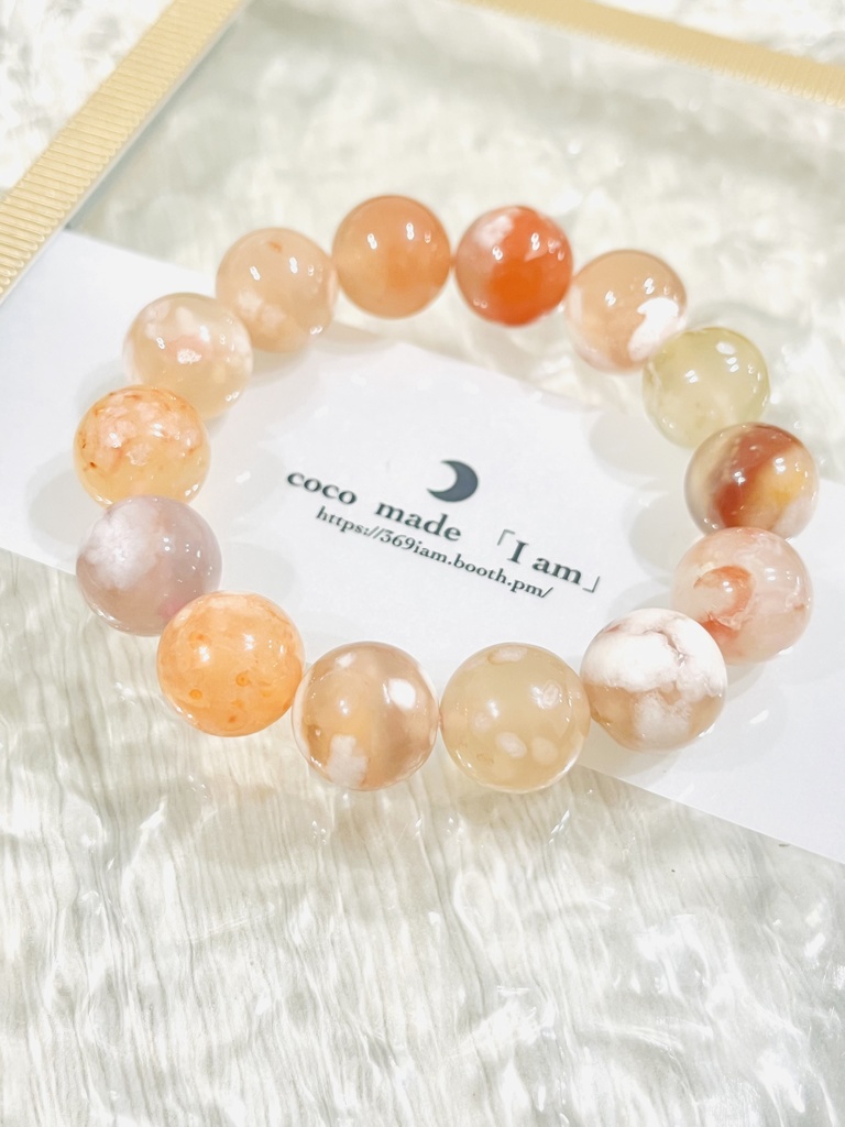 「Cherry blossom agate①」