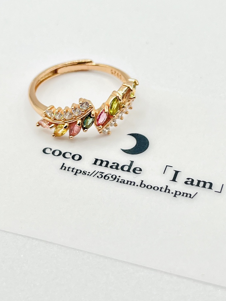 「tourmaline girls：ring /pinkgold②」