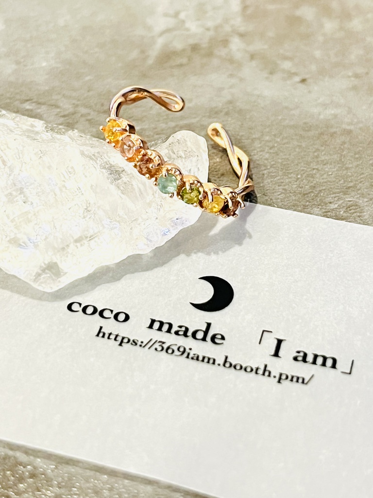 「tourmaline girls：ring /pinkgold」