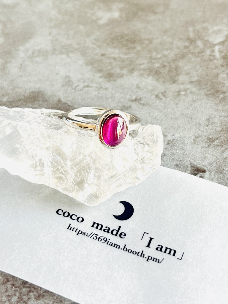 「rhodolite garnet：ring」