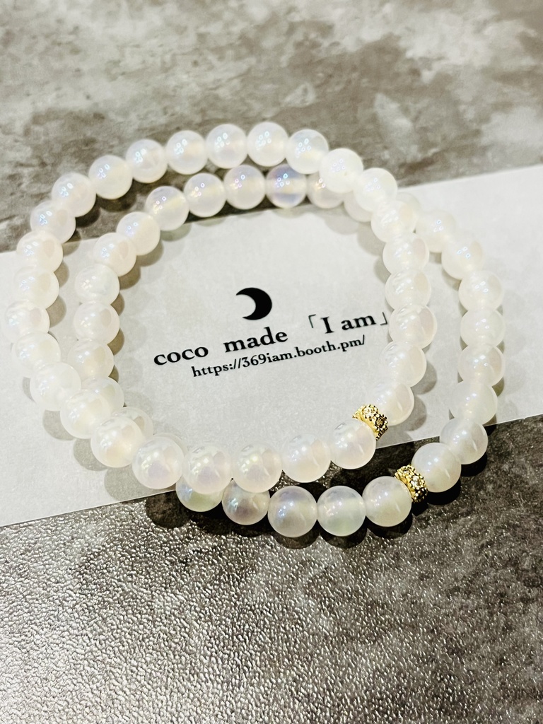 「White chalcedony：flashcoating①」