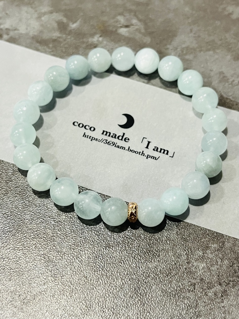 「 Paraiba color風：milk aquamarine🥛①」