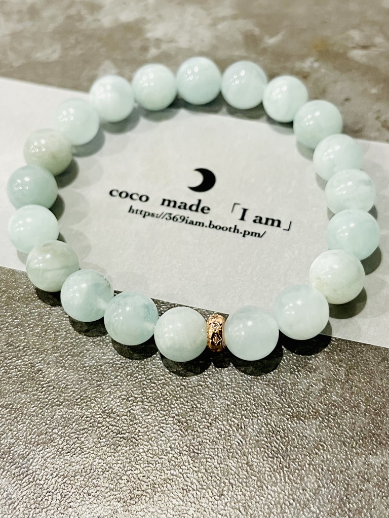「 Paraiba color風：milk aquamarine🥛②」