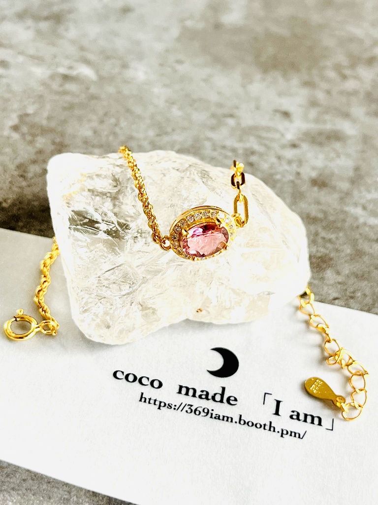 「tourmaline girls：bracelet pink」