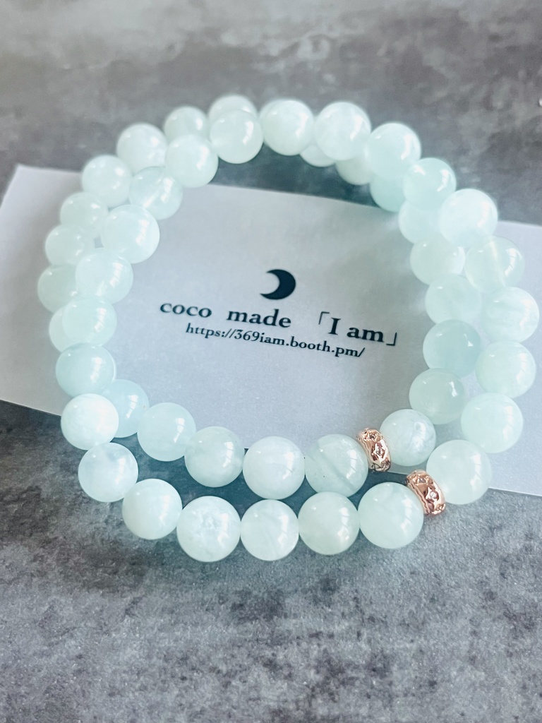 「 Paraiba color風：milk aquamarine🥛③」