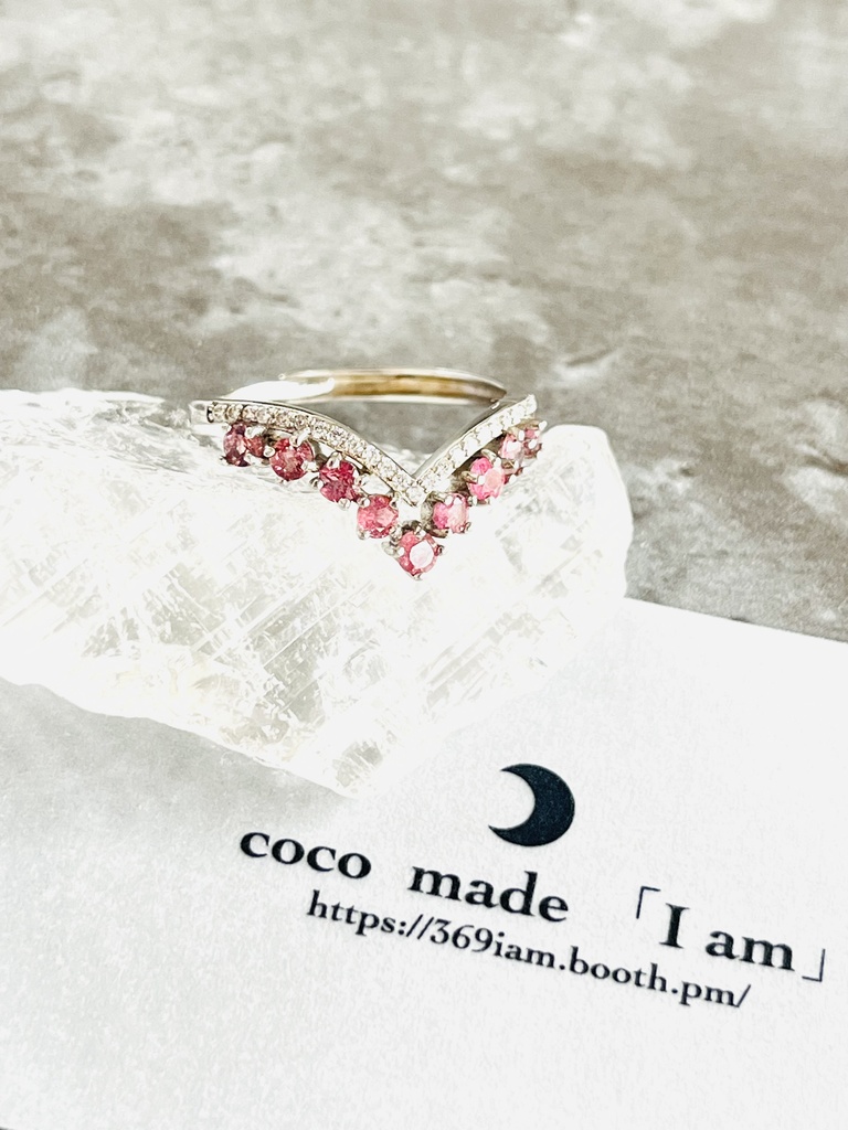 「pink tourmaline：ring」