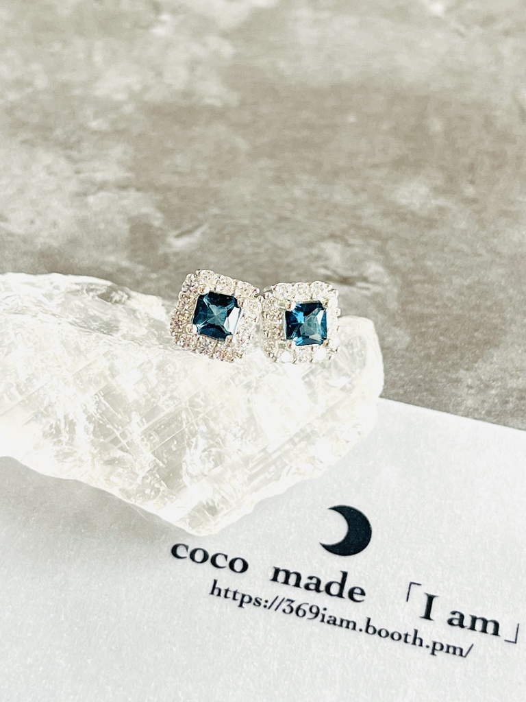 「London Blue topaz：pierce」