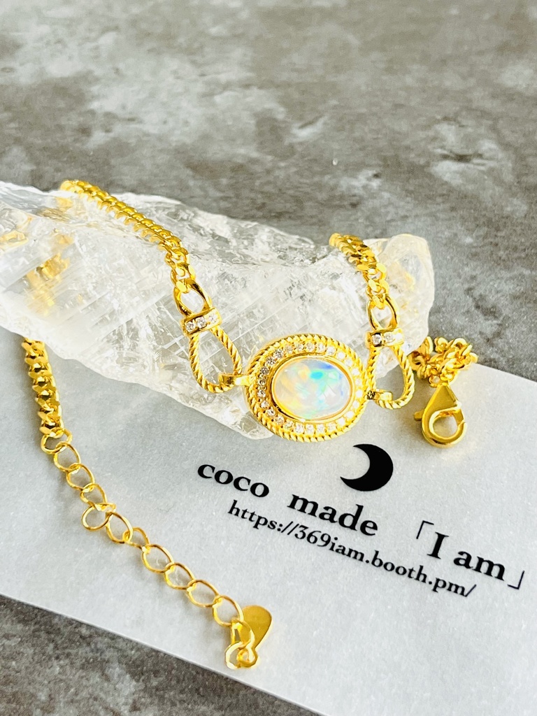 「ETHIOPIAN OPAL ：bracelet①」