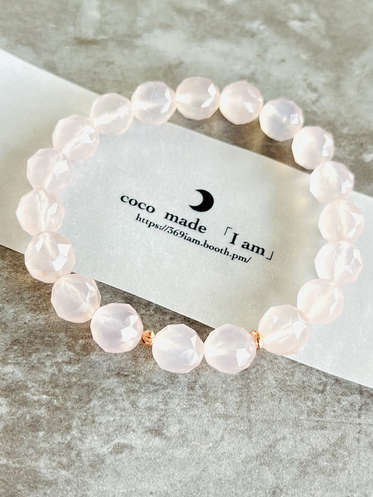 「Cherry blossom pinkChalcedony：originalstarcut②」