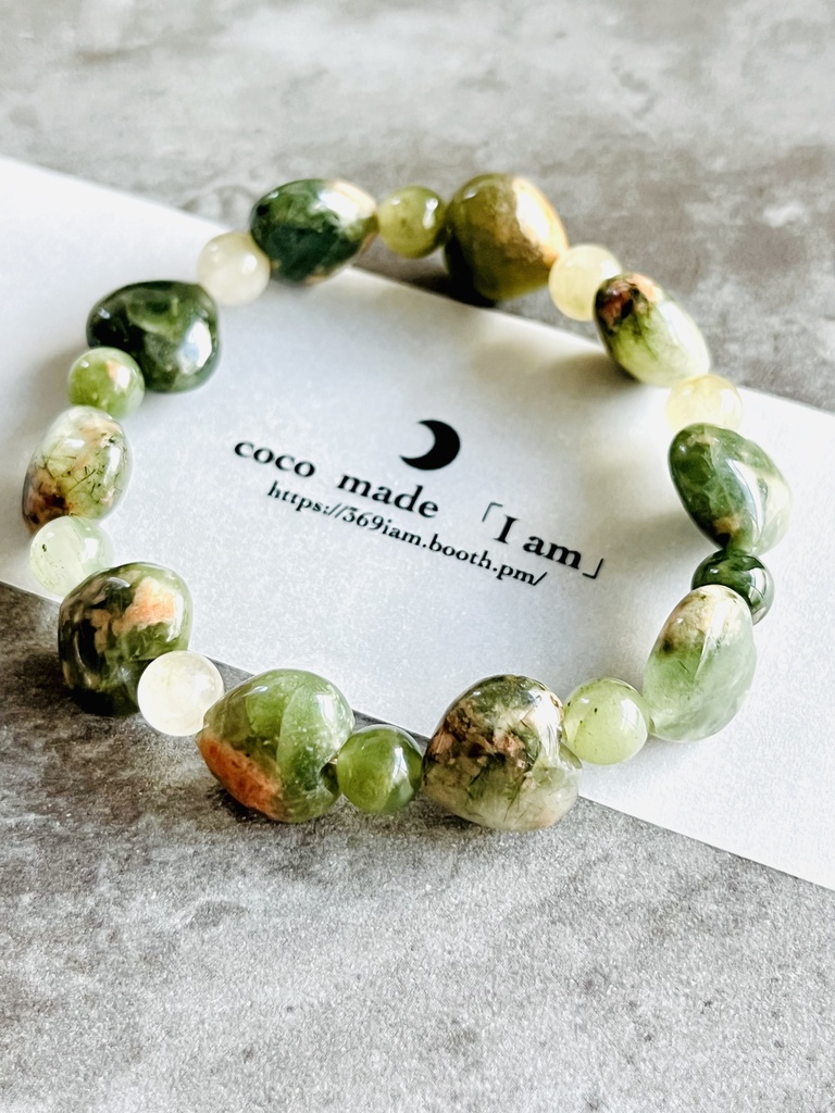 「Green Cherry blossom agate」