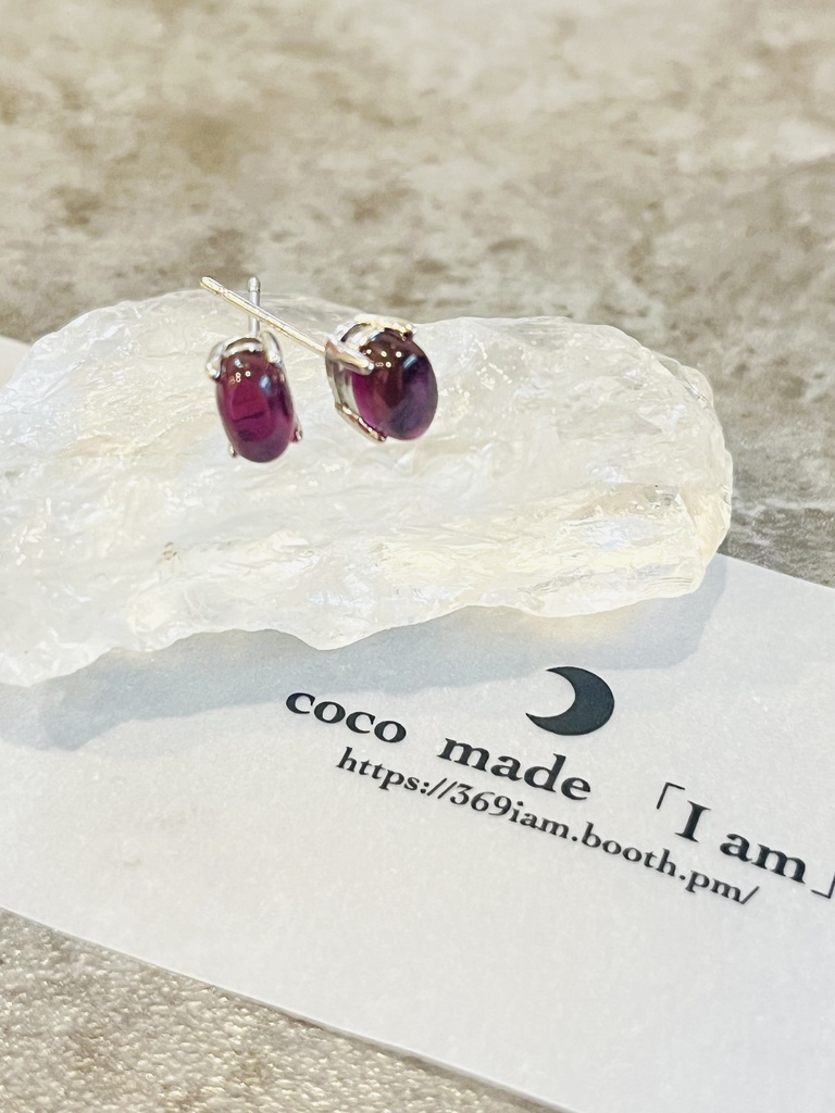 「rhodorite garnet：pierce」