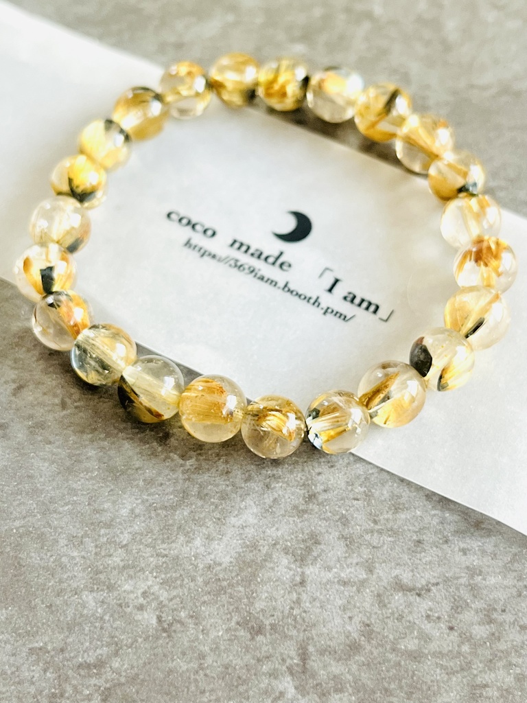 「gold Titin Rutilequartz：太陽放射🌞勝利のVサイン」
