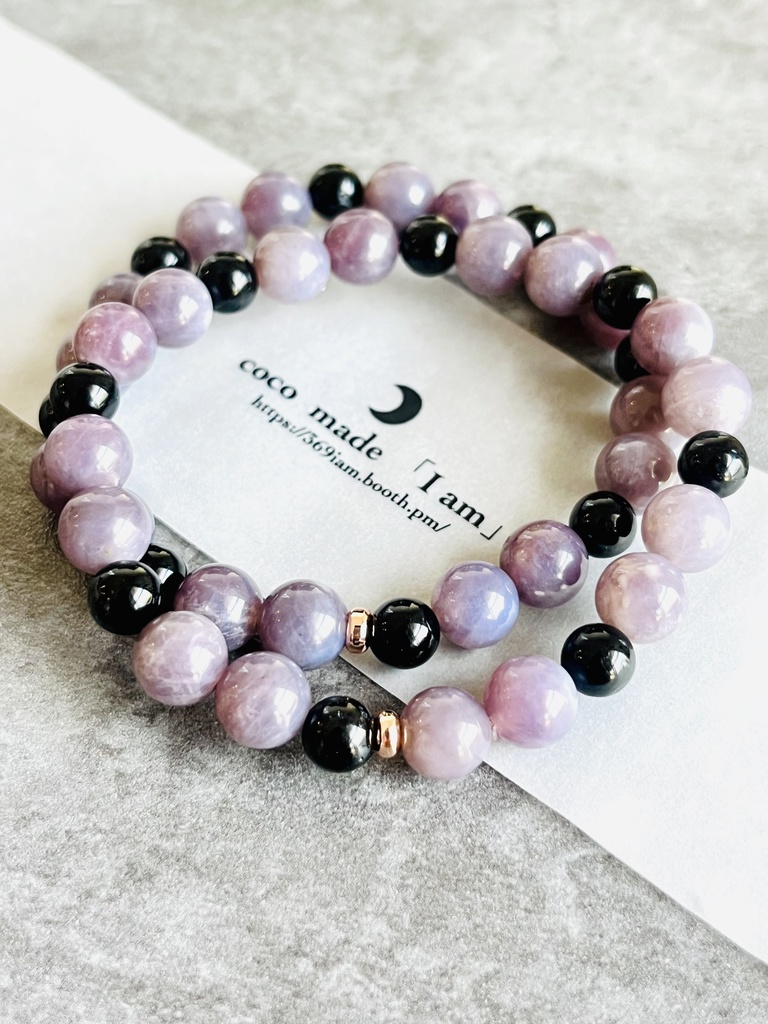 「coco‘made:Blue Rose×black tourmaline」