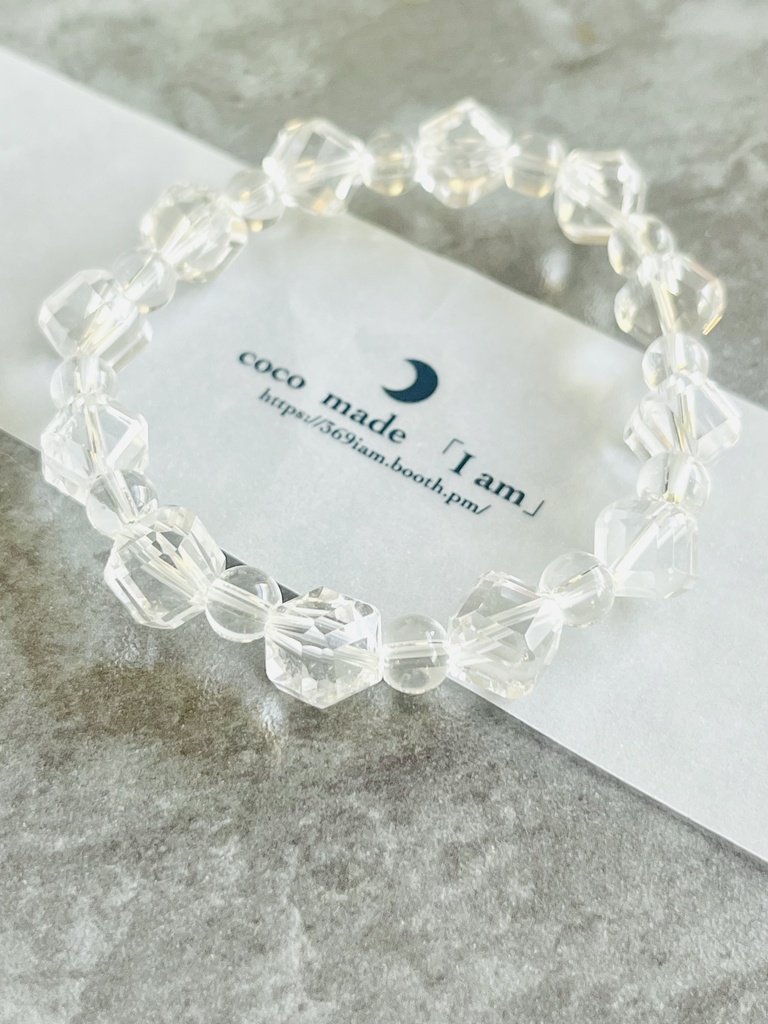 朔日⭐︎「cut type：clear quartz」