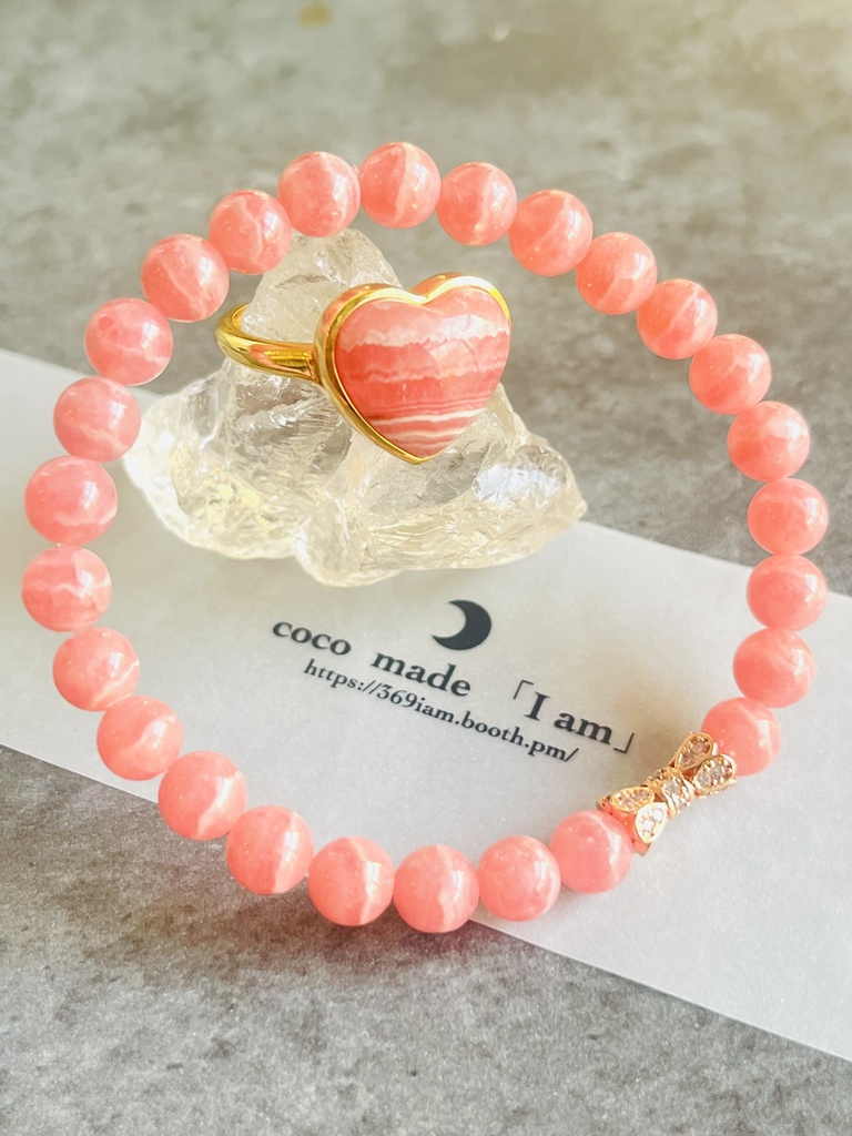 朔日「Inca Rose bracelet×ring」