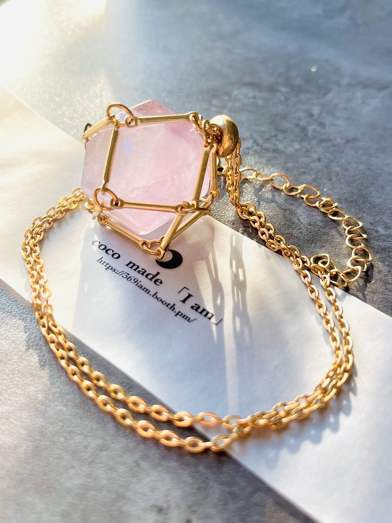 「necklacechain× amethystFreeform①」