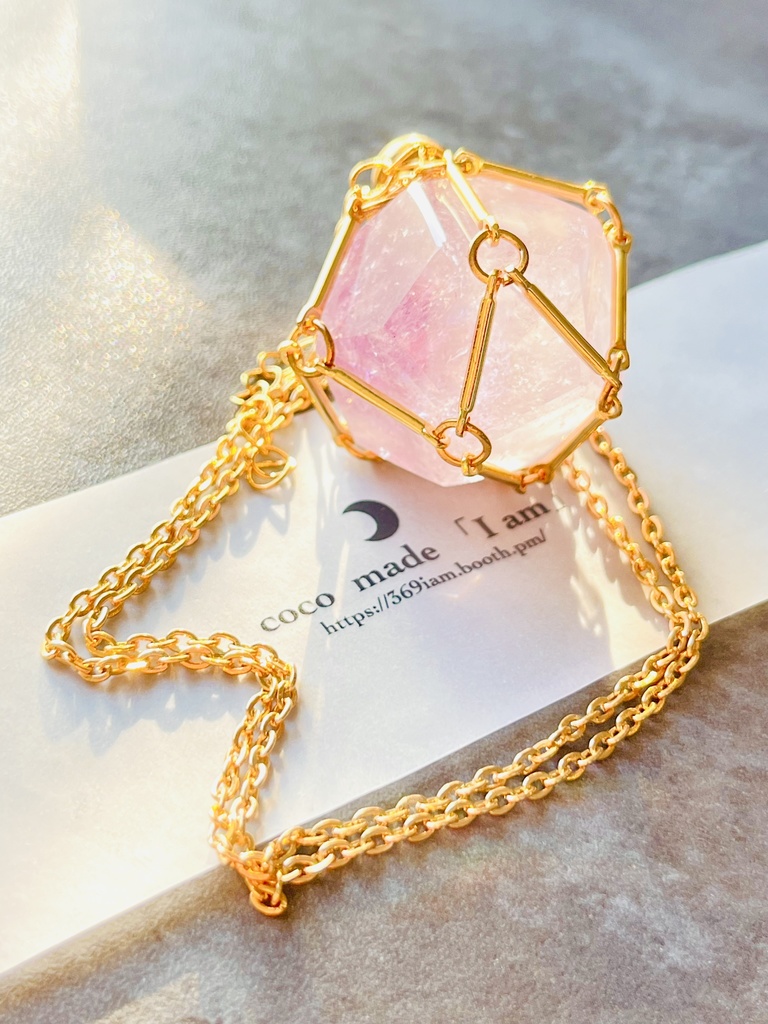 「necklacechain× amethyst Freeform②」