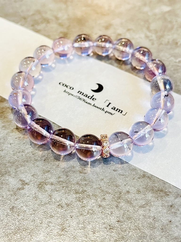 希少⭐︎「奇跡の鉱物：Romanechite in amethyst」