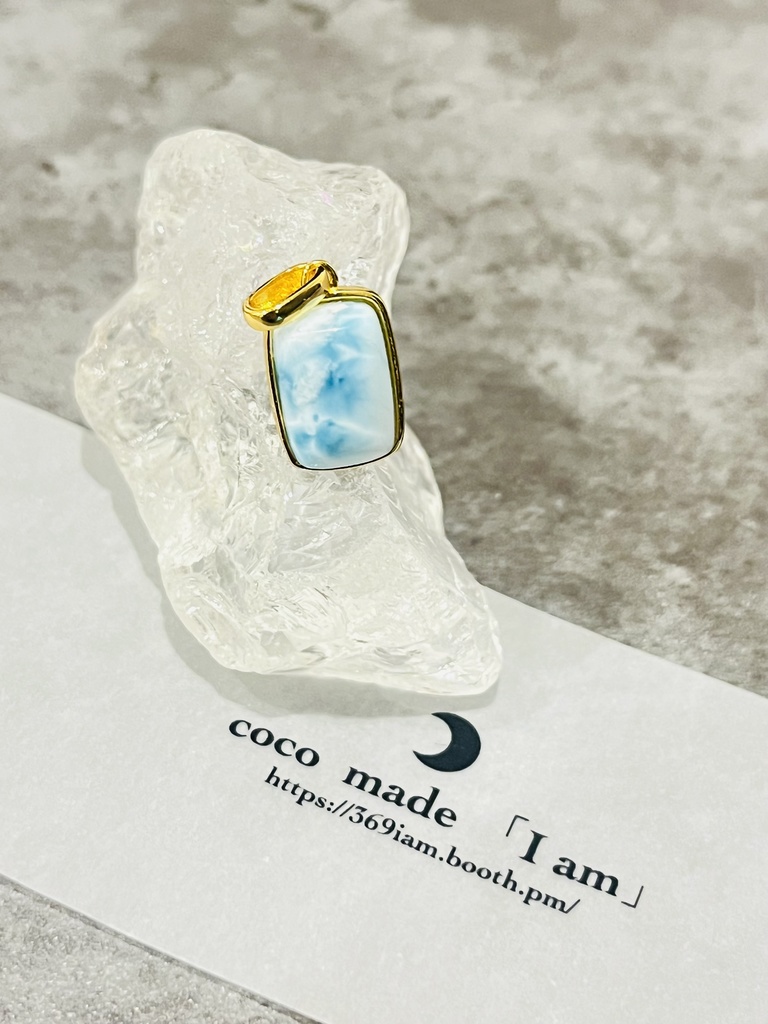 「Larimar/pendant top」