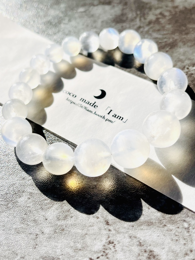 「moon stone：cloud入り☁️インド産」