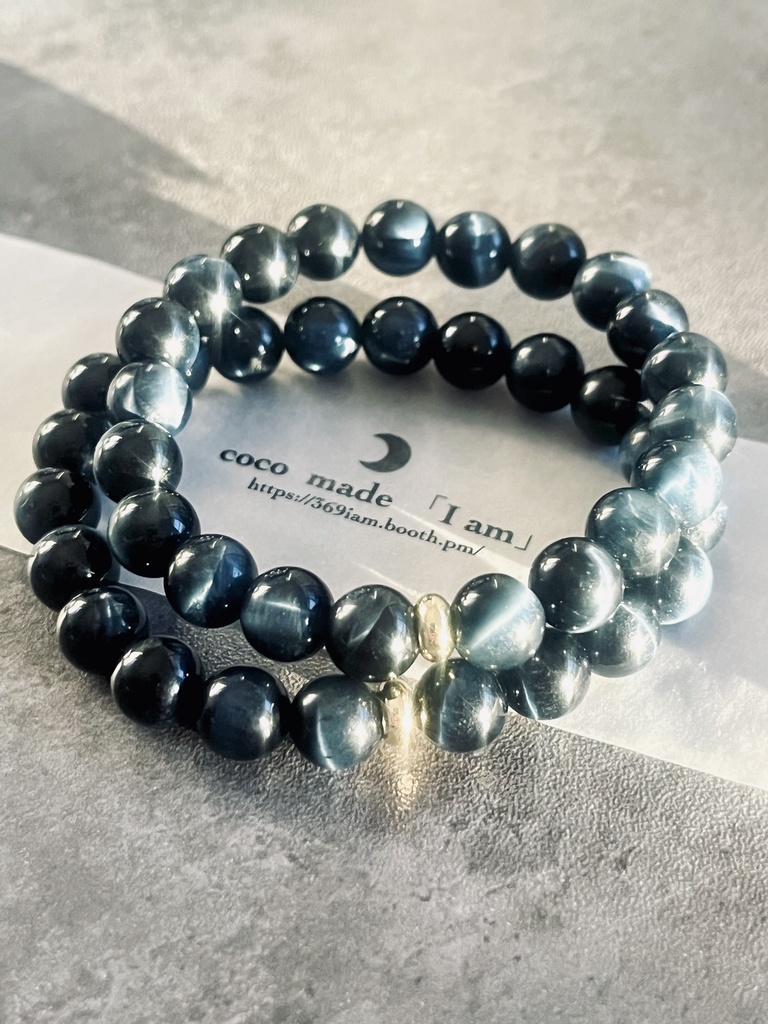 「Blue Tiger eye🐅：天然色」