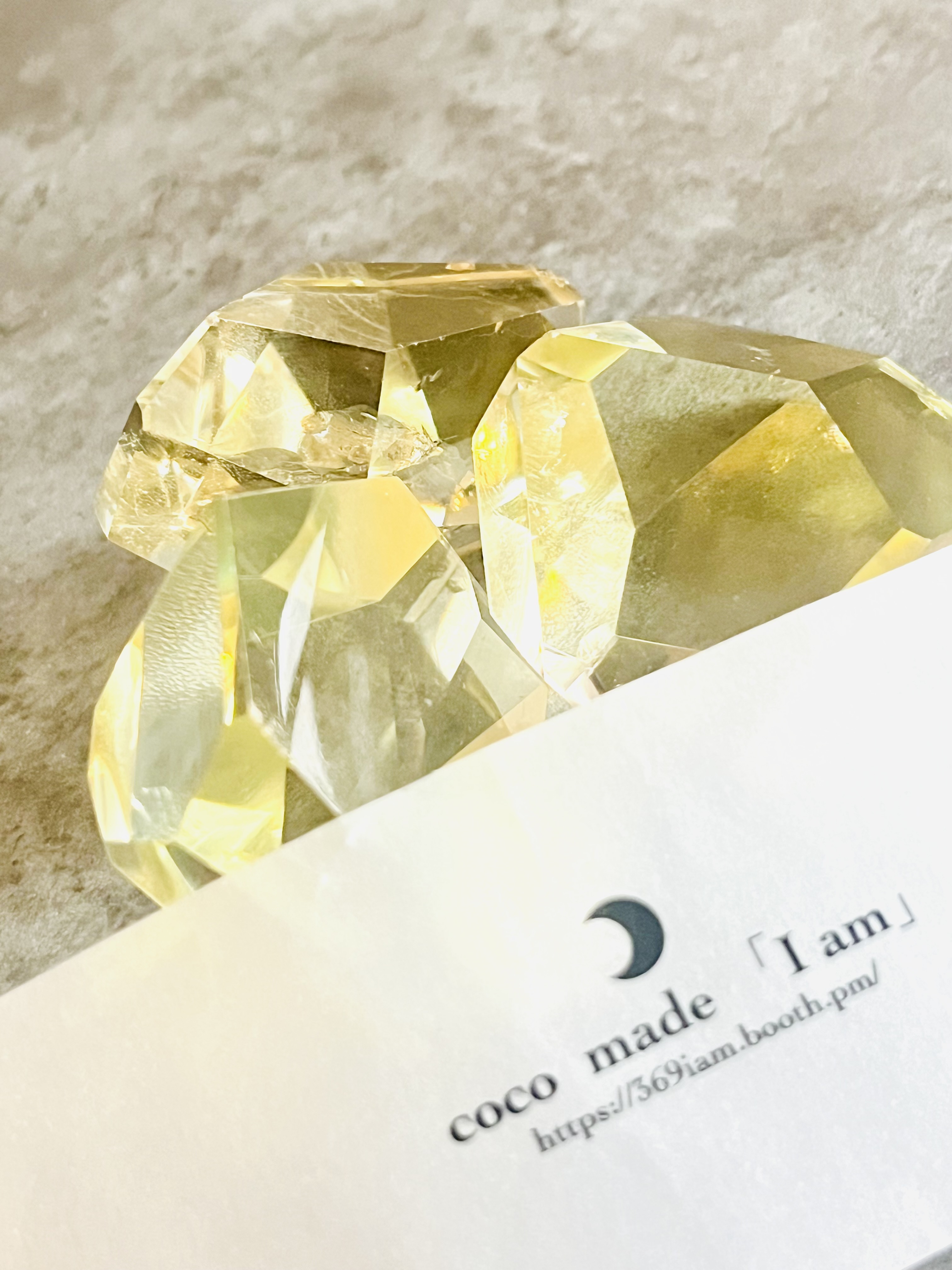 「檸檬：Lemon quartz.：Freeform」 「I am」 BOOTH