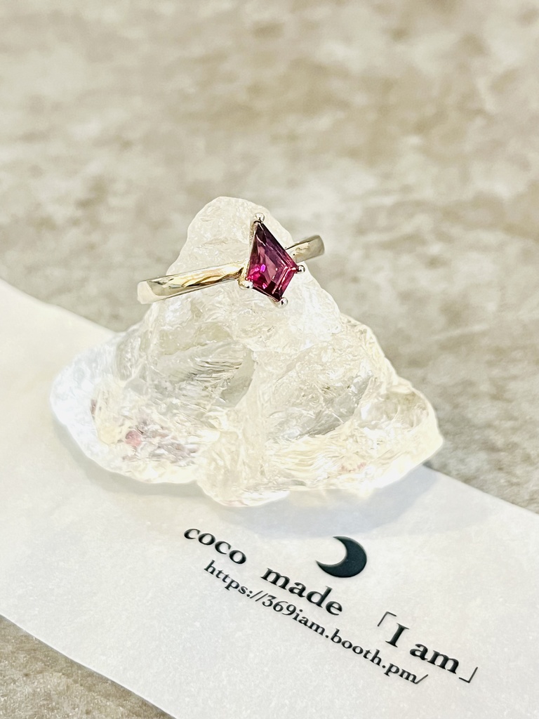 ✴︎「新月の夜：rhodorite garnet：ring②」