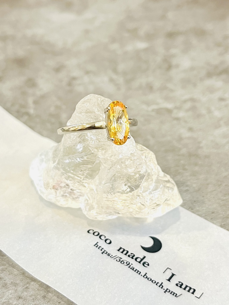 ✴︎「新月の夜：citrine：ring」