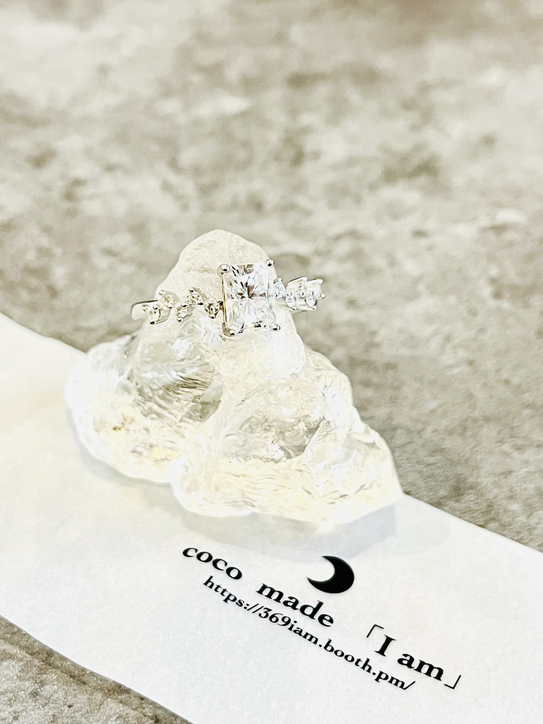 ✴︎「新月の夜：Moissanite：ring」