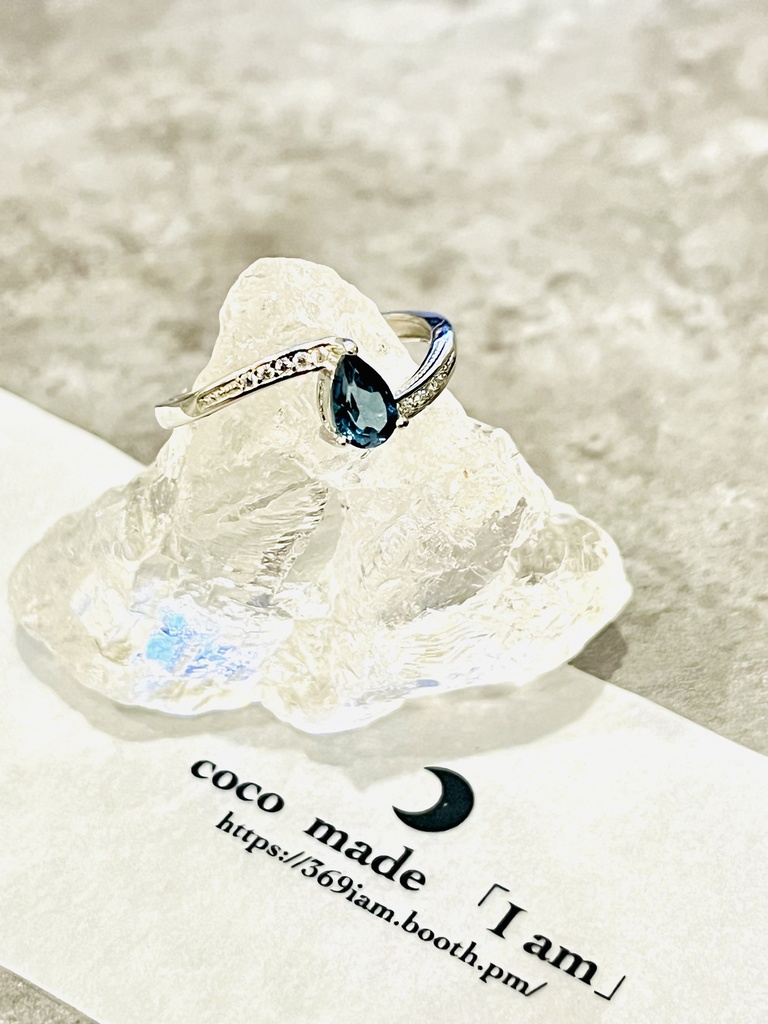 「London Blue topaz：ring③」