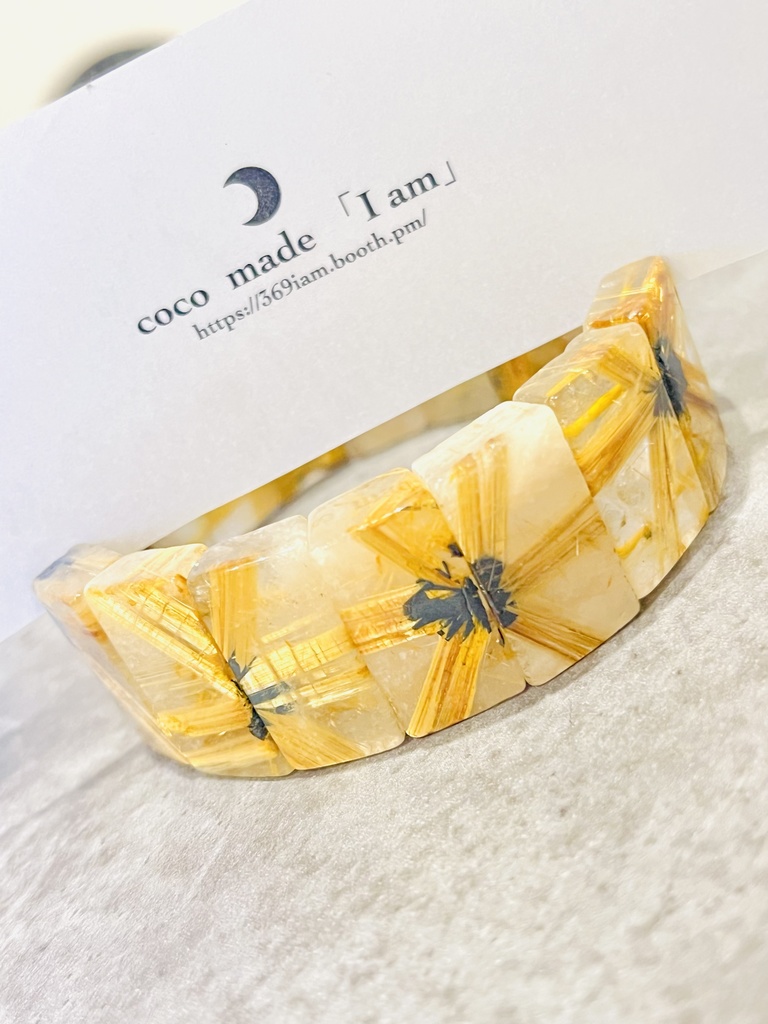 ⭐︎「Titin Rutilequartz/bangle」伊勢お土産付き