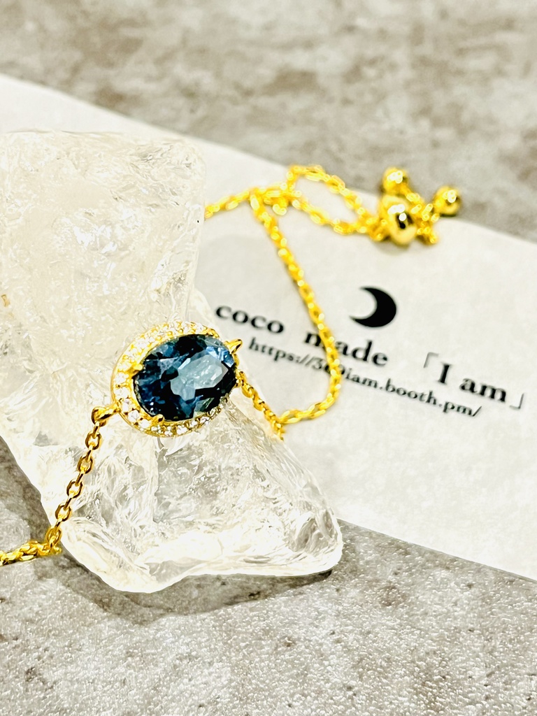「London Blue topaz：chainbracelet」