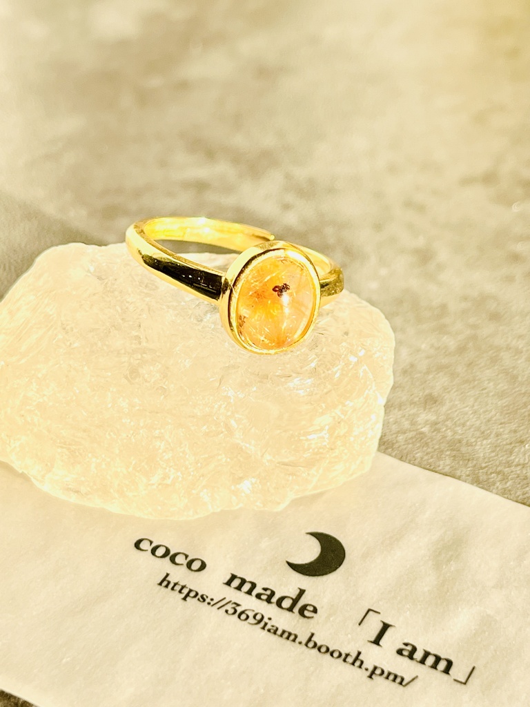 「Flower rutile：ring🌻」