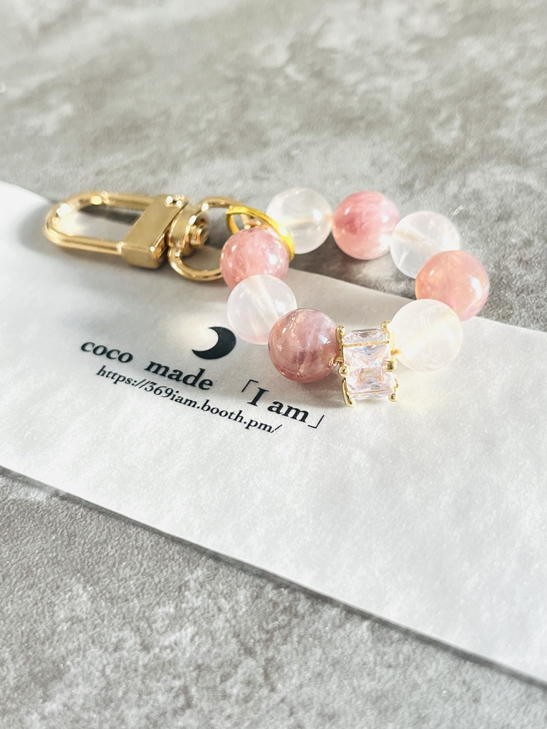 「おみくじRosequartz🌹🥀 Key charm：Madagascar産」