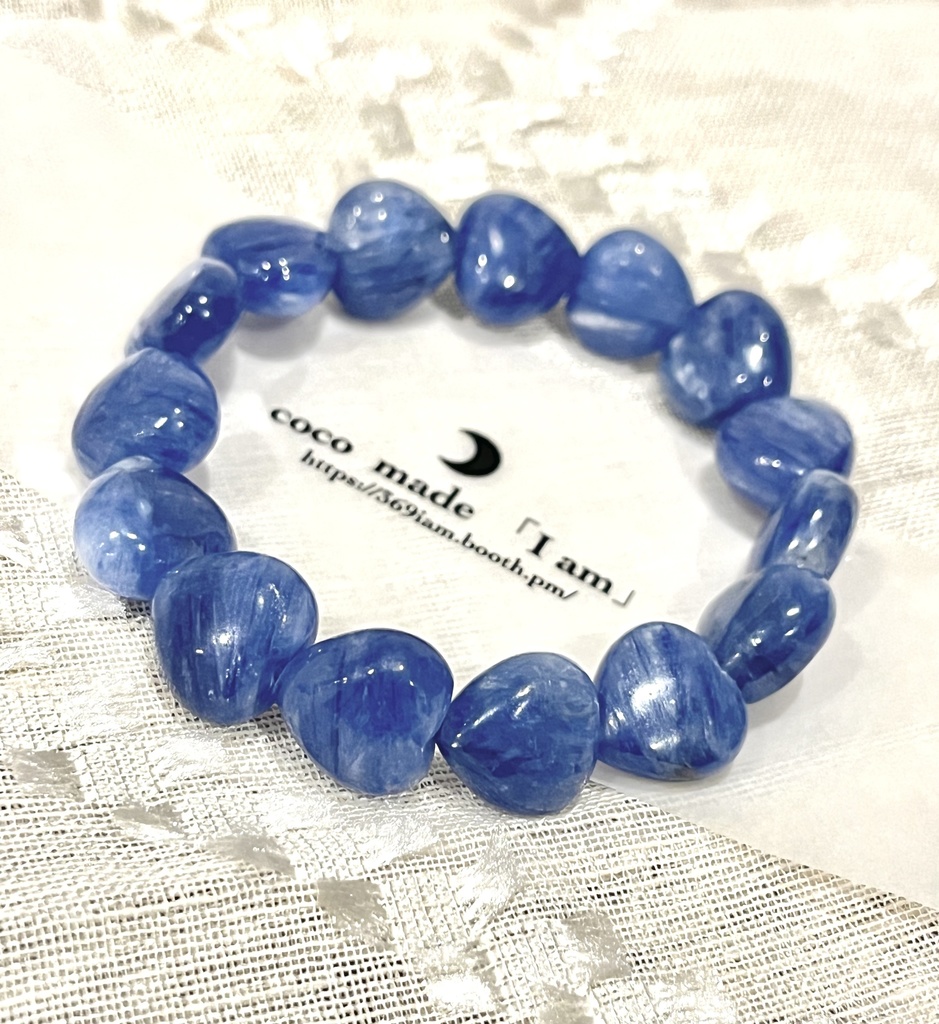 「BlueKyanite：Heart bracelet」