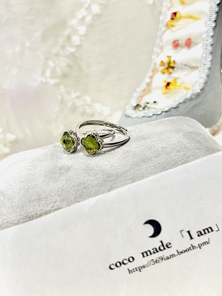 ⭐︎「moldavite:ring🍀」