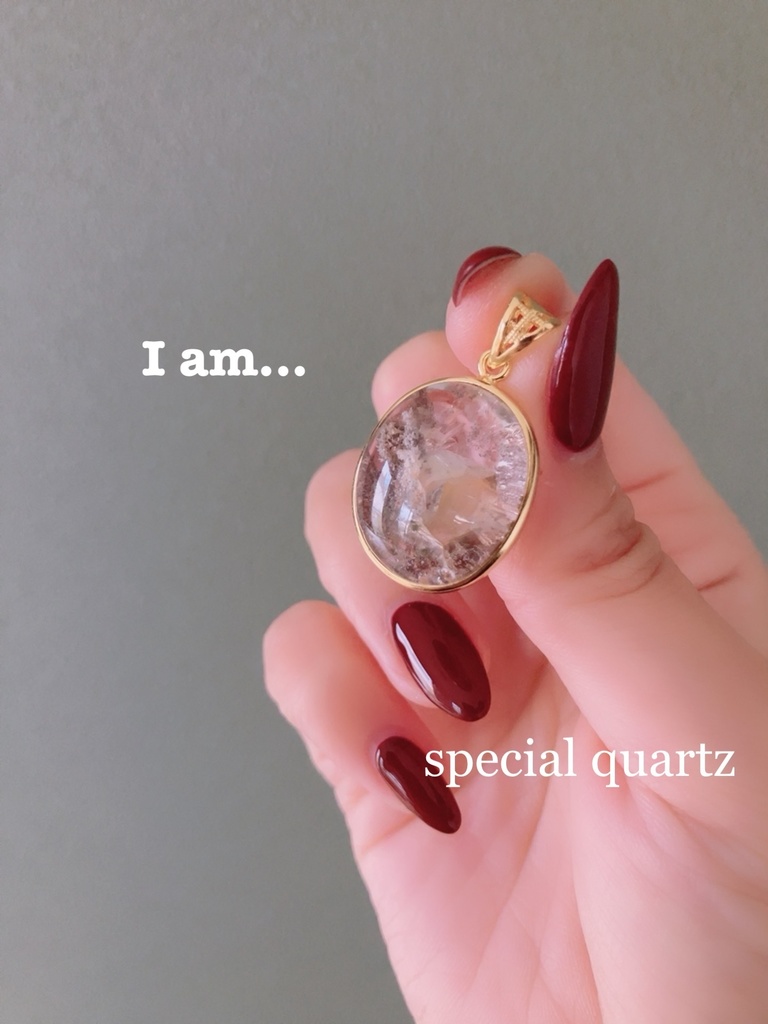 ⭐︎「Garden in quartz：pendant top」