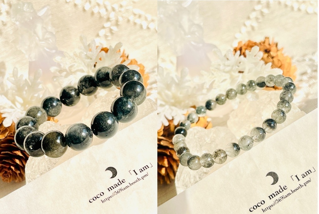 レア✴︎「silverBlack rutile：Garden in」
