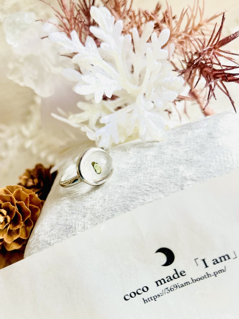 希少＆レア「pyrite in quartz：ring」
