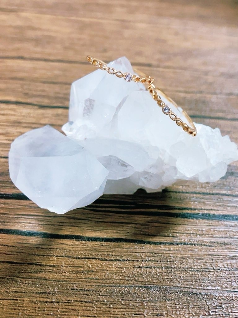 「goldcolor：zirconia ring：フリーサイズ」