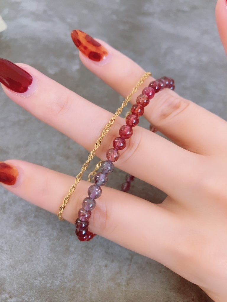 ⭐︎「mix color spinel×goldcolorbracelet付き」
