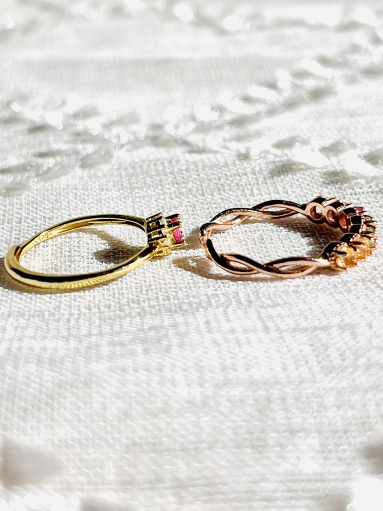 「おみくじtourmaline :ring 2パターン」