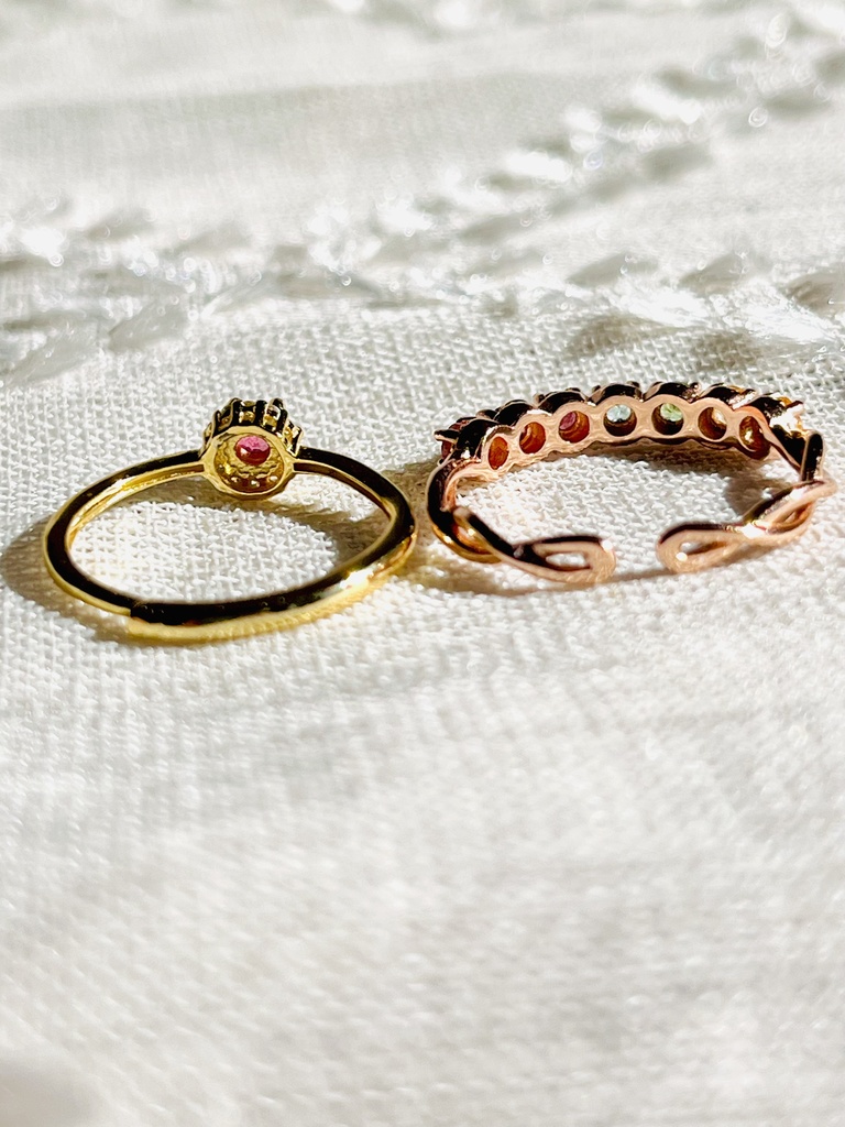 「おみくじtourmaline :ring 2パターン」