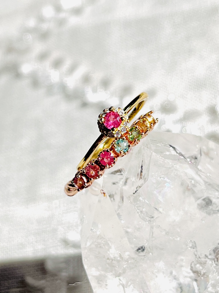 「おみくじtourmaline :ring 2パターン」