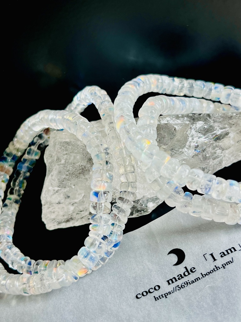 満月夜「rainbow moon stone:マダガスカル産」